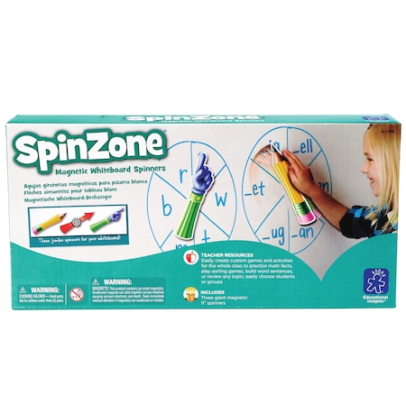 Educational Insights SpinZone Magnetic Whiteboard Spinners, PK3 1768